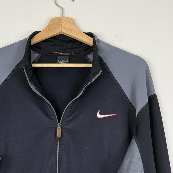 Nike Tiger Woods Collection 1/4 Zip Pullover Men Golf Dri-Fit Performance Sport - Picture 2 of 6